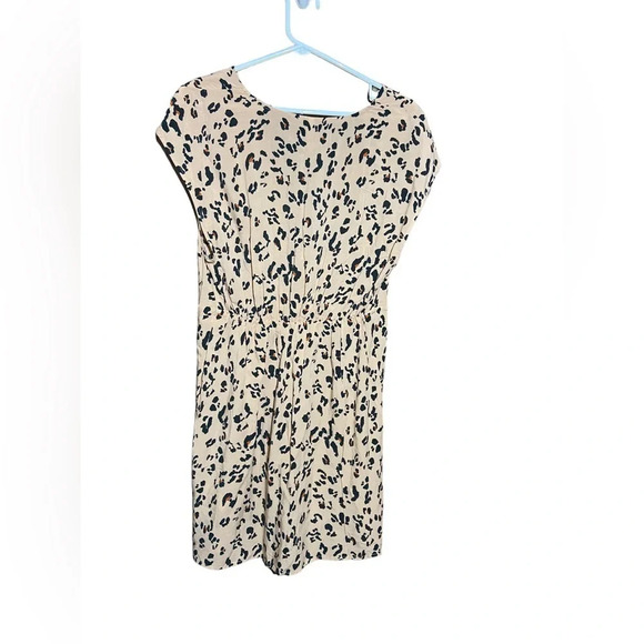NWT Cupshe Fallon Leopard V-neck Sleeveless Dress Size Medium - Picture 5 of 6